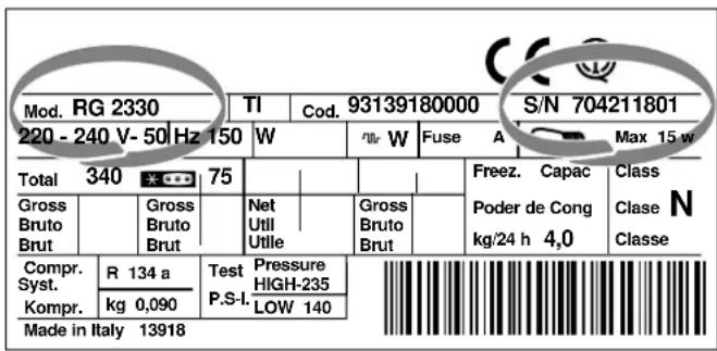 INDESIT BA 13 (FR) - Existência de água no fundo do frigorífico - 1