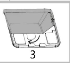 INDESIT XI8 T2Y K B - Remplacement de l'ampoule d'éclairage * - 2
