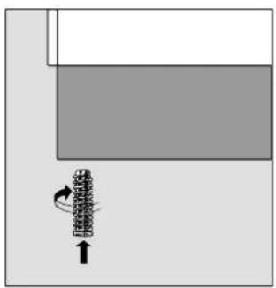 INDESIT K6C51(W)R - Poziomowanie kuchenki - 1