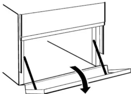 INDESIT K3G11(W)O - Tiroir dessous de four - 1