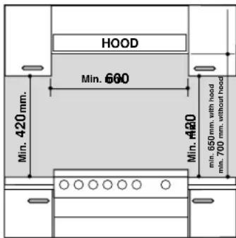 INDESIT K3G11(W)O - Installation de la cuisineire - 1