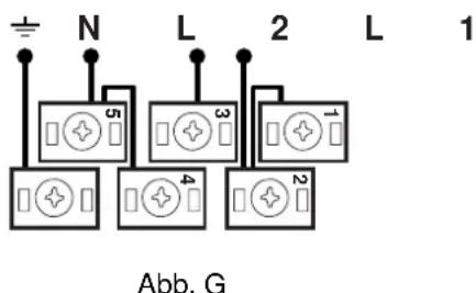 INDESIT HGK 20.B (WH) - Verlagen des Netzkabels - 5