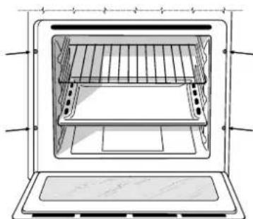 INDESIT HGK 20.B (WH) - Installation der Einbaubacköfen - 4