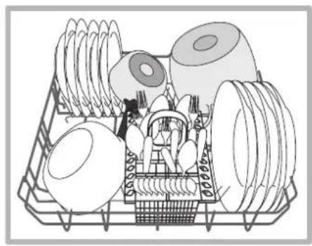 INDESIT DMIF 14B1 EU - Panier inférieur - 1