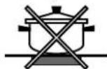 INDESIT HGM 30 K.C (WH) - Warnings for using the glass ceramic hob - 1