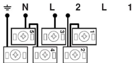 INDESIT HGM 30 K.C (WH) - Verlagen des Netzkabels - 5