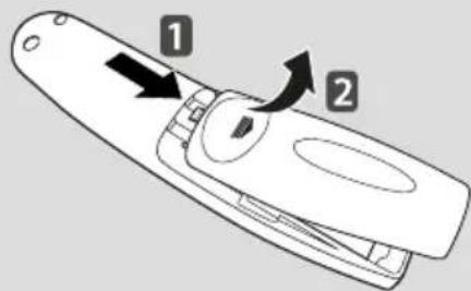 LG MR20GA - Installera batterier - 1