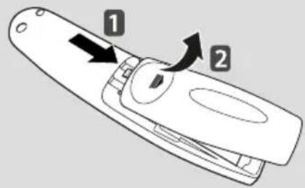 LG MR20GA - Isætning af batterier - 1