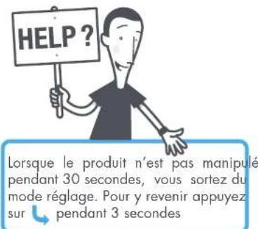 Newfeel Dista 100 - Étape 2/8 : Paramétrage du podomètre Réglage de l'heure - 4