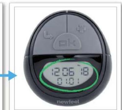 Newfeel Dista 100 - Option 2 - Pile déjà insérée dans le podomètre - 4