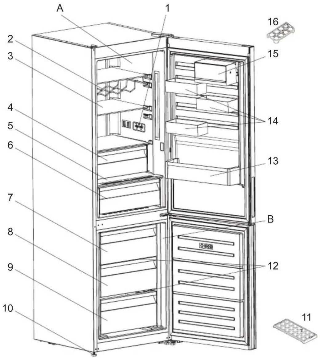 ZANUSSI ZNME32FW0 - ČASTI SPOTREBIČE A PRÍSLUŠENSTVO - 1