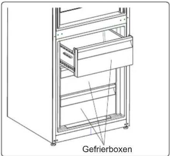 ZANUSSI ZNME32FW0 - Entfernen der Gefrierbox: - 3