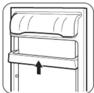 ZANUSSI ZRG714SW - Hetplaatsen van de deurschappen - 1