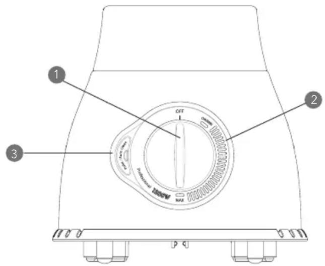 WILFA Xplode BLP1200B - PANEL DE CONTROL - 1