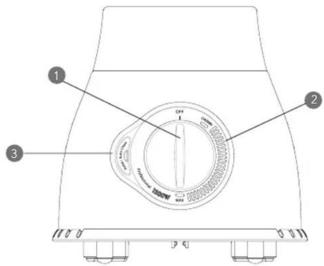 WILFA Xplode BLP1200B - KONTROLPANEL - 1
