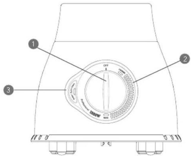 WILFA Xplode BLP1200B - KONTROLLPANEL - 1