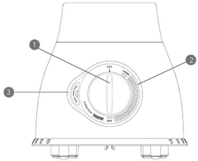WILFA Xplode BLP1200B - CONTROL PANEL - 1
