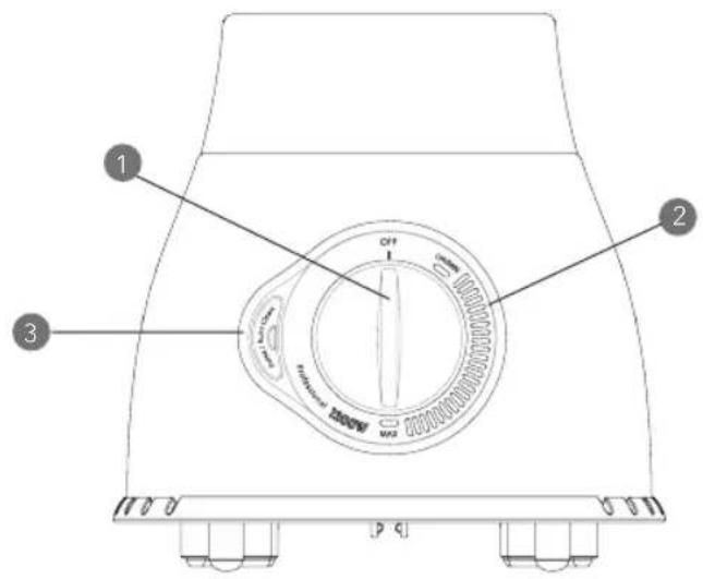 WILFA Xplode BLP1200B - BEDIENTEIL - 1