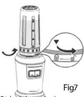 WILFA Activlife B2G800MB - Comment utiliser le shaker - 7