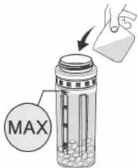 WILFA Activlife B2G800MB - Comment utiliser le shaker - 3
