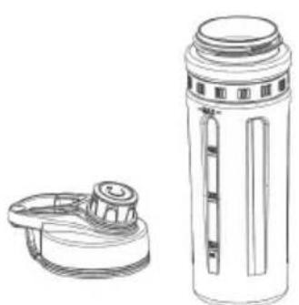 WILFA Activlife B2G800MB - Comment utiliser le shaker - 1