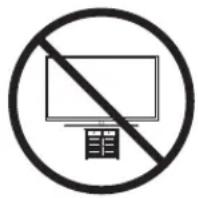 SAMSUNG Series 6 QE75Q67TASXXN TV - Sicherheitshinweis: Befestigen des Geräts an der Wand, damit es nicht kippt - 1