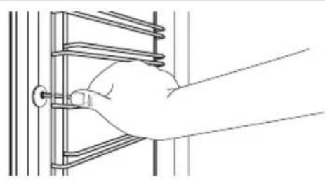 AEG BPE748280M - How to remove: Shelf supports - 1