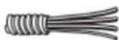 WHIRLPOOL YWED9620HW - Fixer le cable à raccordement direct au serre-câbles - 2