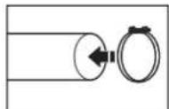 WHIRLPOOL YWED9620HW - Clamps: - 1