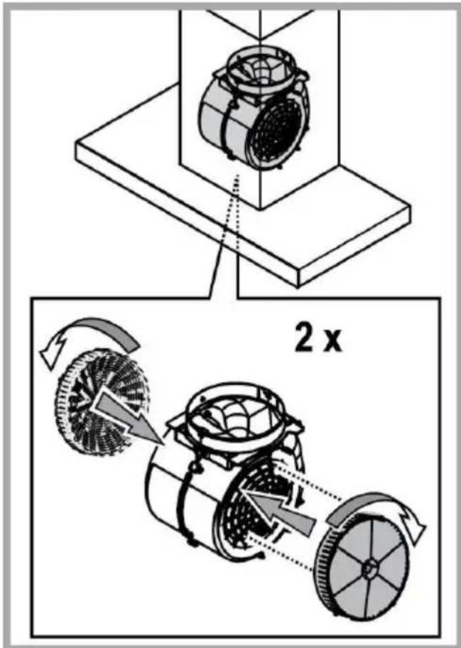 WHIRLPOOL WHSS 62F LT K - Udržba uhlikového filtra - 1