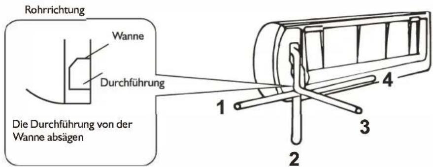 WHIRLPOOL WA36ODU32 - Rohrinstallation der Inneneinheit - 1