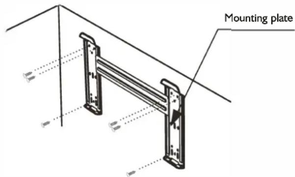 WHIRLPOOL WA36ODU32 - Installing the Mounting Plate - 1