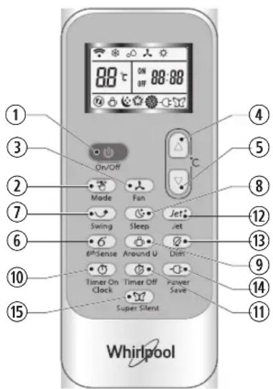 WHIRLPOOL SPIW4222 - BOTÃO TIMER OFF (DE TÉMPORIZADOR) - 1