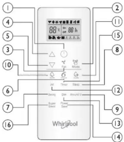WHIRLPOOL SPIW4222 - PRŻYCISK SUPER SILENT - 1