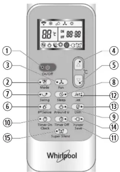 WHIRLPOOL SPIW4222 - TASTO TIMER OFF (TIMER DI SPEGNIMENTO) - 1