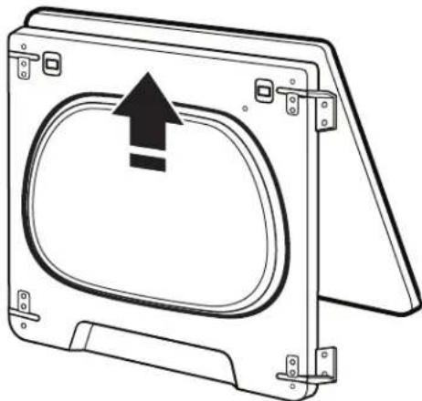 WHIRLPOOL WGD6120HC - Quite el ensamblaje de la puerta: - 9