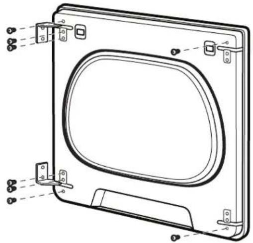 WHIRLPOOL WGD6120HC - Quite el ensamblaje de la puerta: - 2