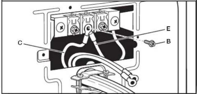 WHIRLPOOL WGD6120HC - Conecte el cable de enlace neutro y el cable neutro - 1
