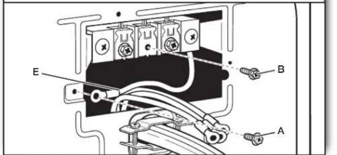 WHIRLPOOL WGD6120HC - Prepare la instalación del aparato de cable de enlace - 1
