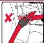 BRITAX Frontier XT - Positions de la boucle du vehicule - 2