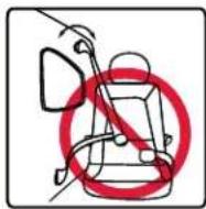 BRITAX Frontier XT - Ceinture de sécurité du vehicule non compatibles - 2