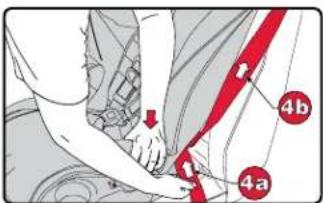 BRITAX Frontier XT - Installing the Child Seat: Harness Mode Installing - 3