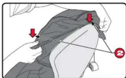 BRITAX Advocate 65 CS - Replacing the Cover - 2
