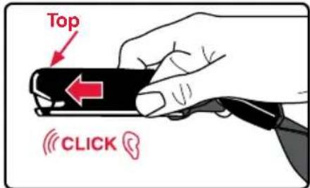 BRITAX Advocate 65 CS - To attach the lower connector to the storage slot or lower anchor: - 1