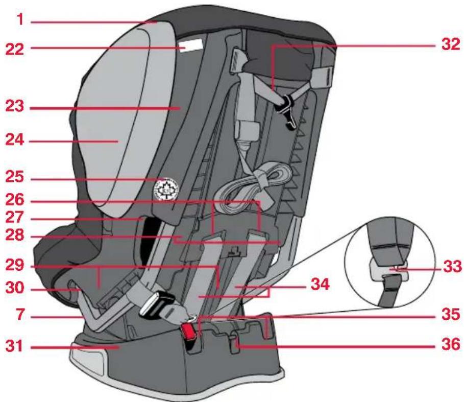 BRITAX Advocate 65 CS - Caractéristiques du siècle pour enfant - 2