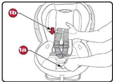BRITAX Advocate 65 CS - Ajuster la hauteur du harnais - 1