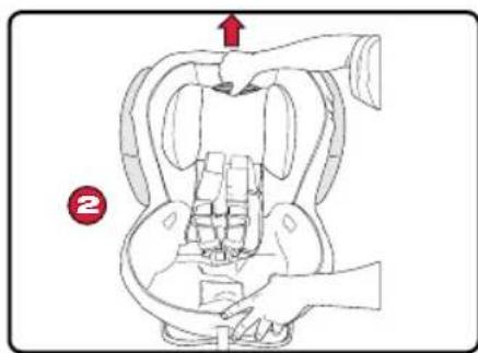 BRITAX Advocate 65 CS - Adjusting the Harness Height - 2
