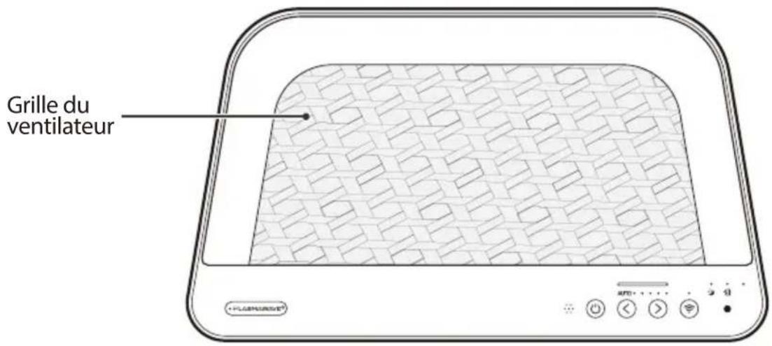 Grille du ventilateur