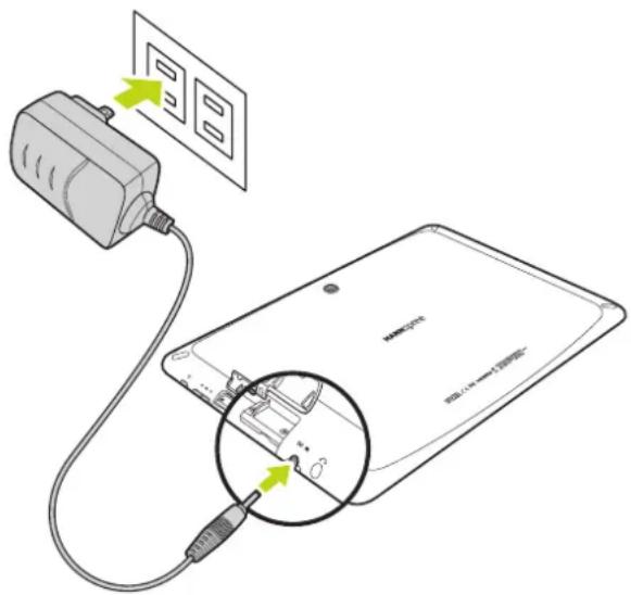 HANNSPREE HANNSpad SN14T7 - Utilisation et chargement de la batterie - 1