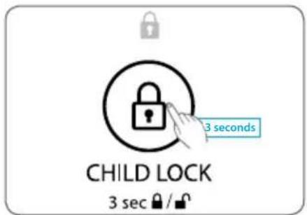 Winix HR900 - Child Lock - 1